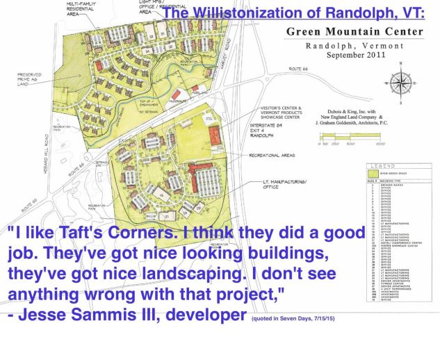 Williston Randolph Development Sprawl